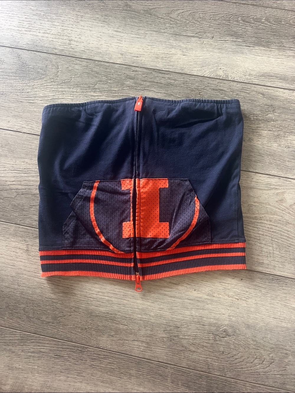 Rare University of Illinois/ Illini Nike Zip-Front Tube Top
